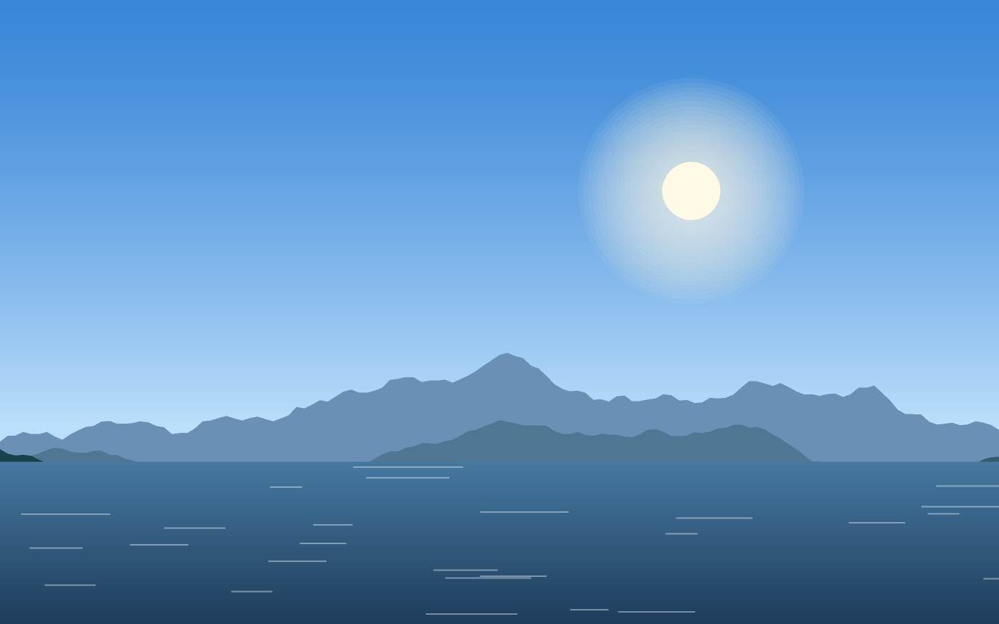 Landschapsillustratie