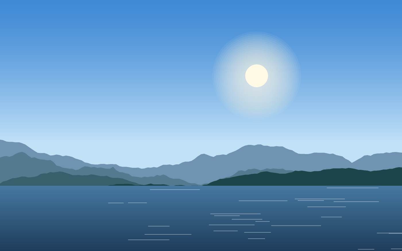 Landschapsillustratie