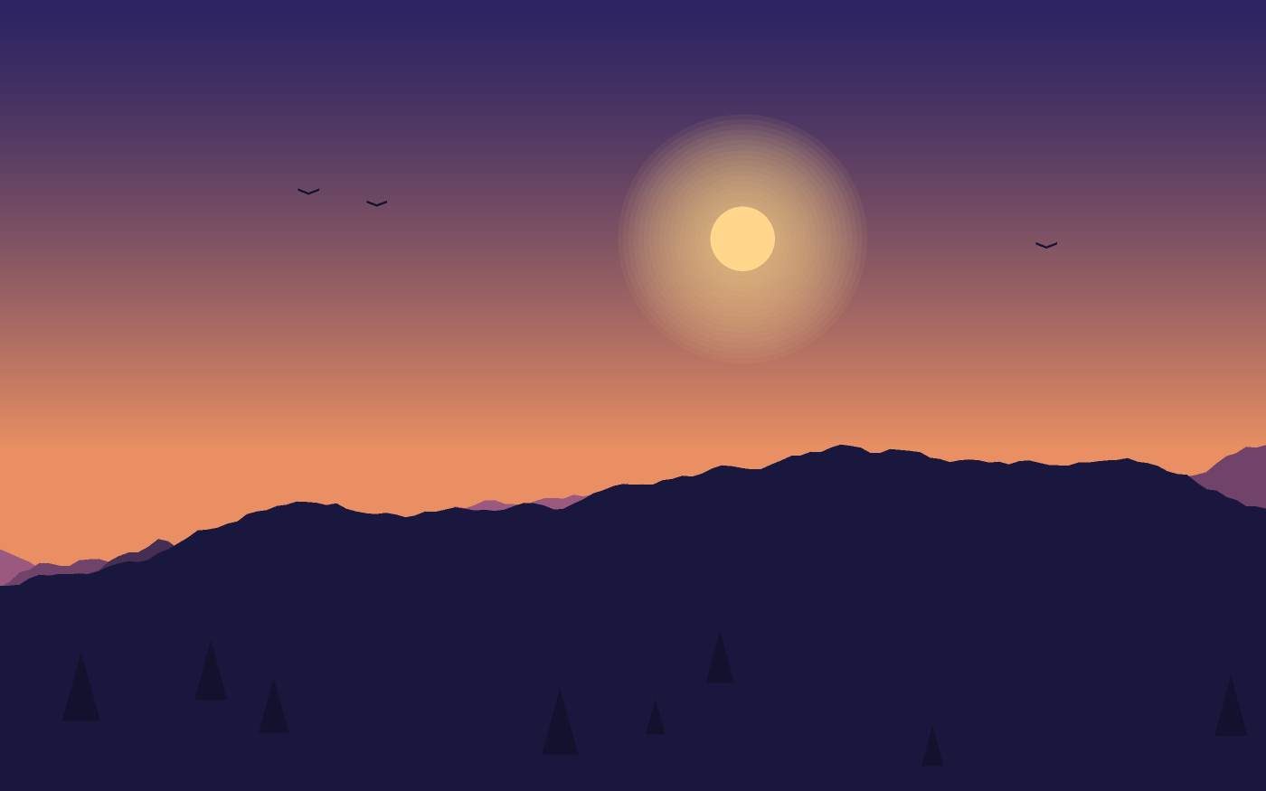 Landschaftsillustration