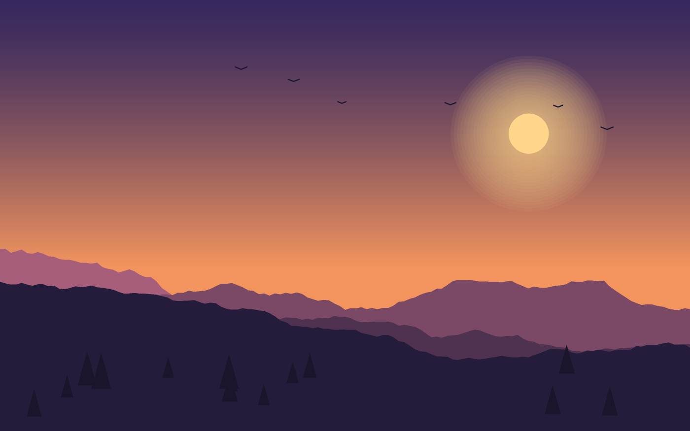 Landschaftsillustration