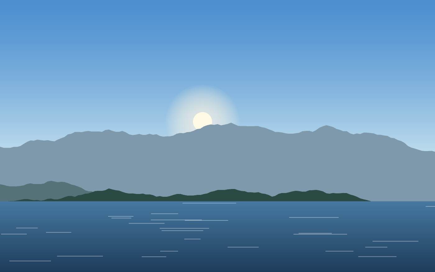 Landschaftsillustration