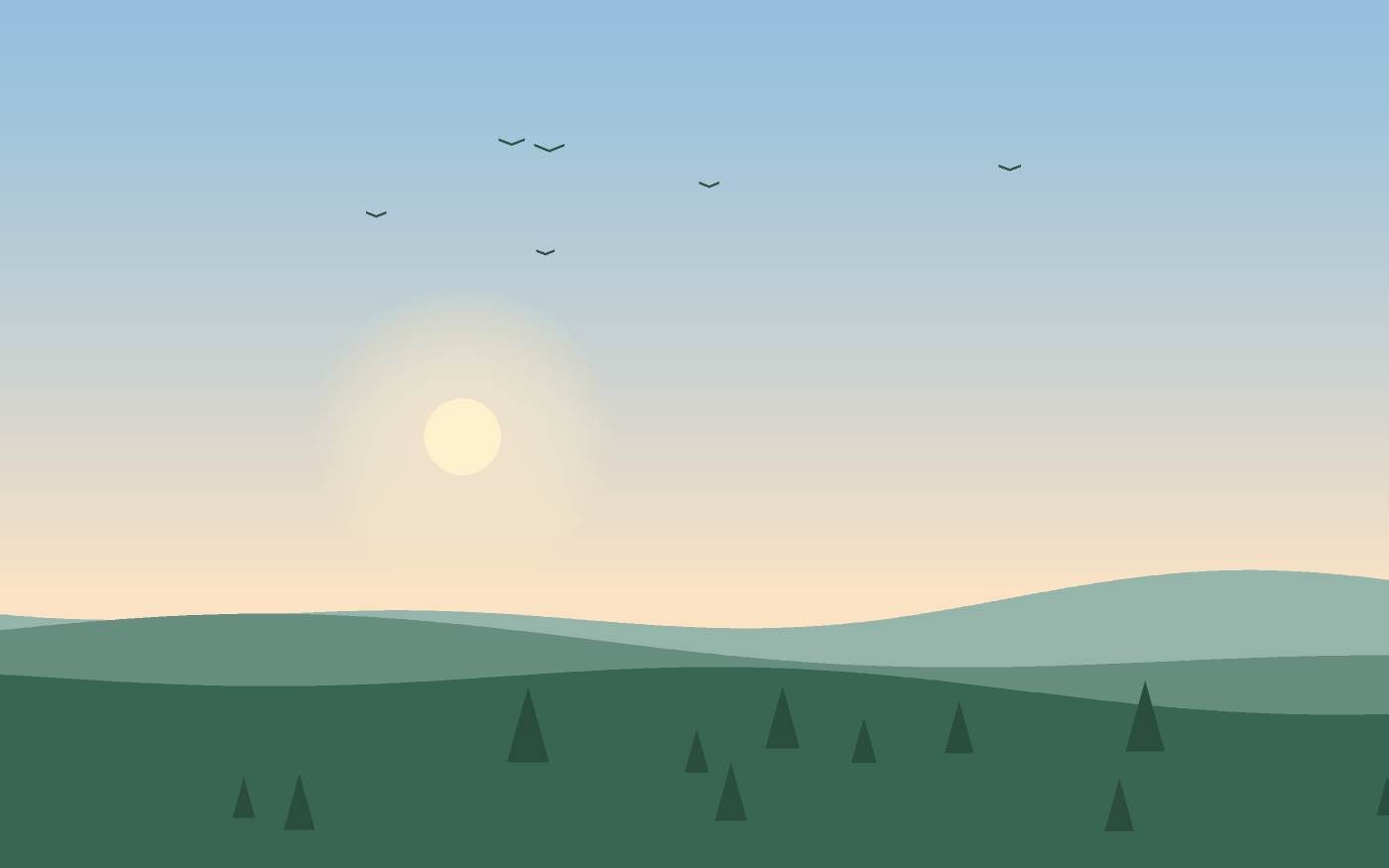 Ilustrace krajiny