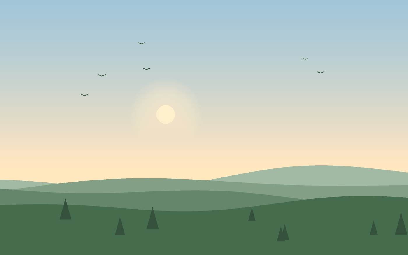 Landschaftsillustration