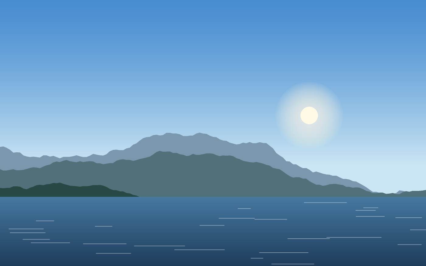 Landschapsillustratie