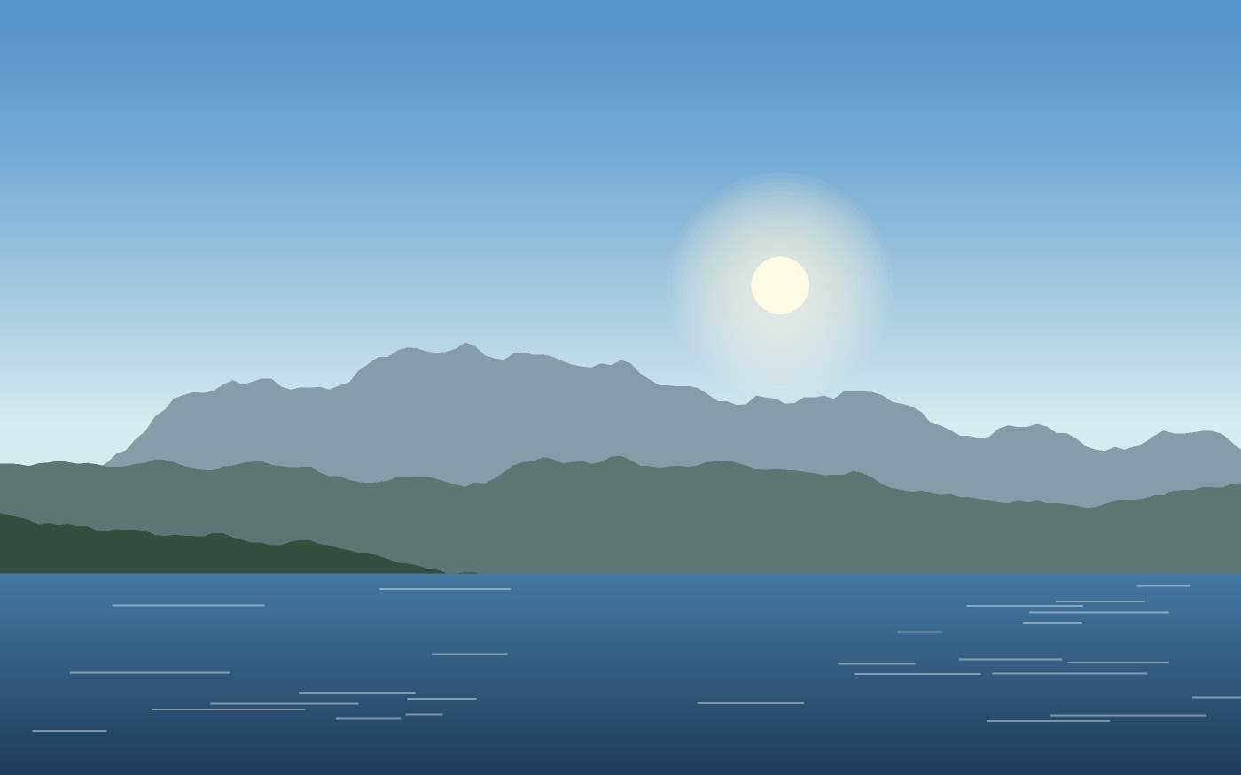 Landschapsillustratie