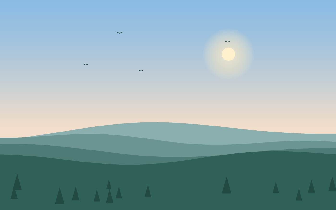 Ilustracja krajobrazu