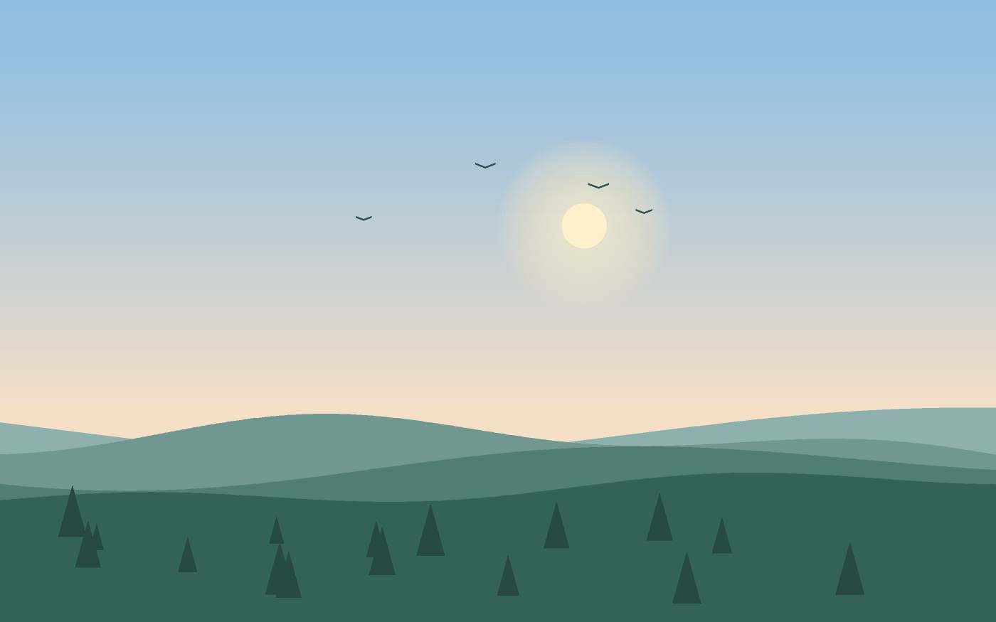 Landskapsillustration
